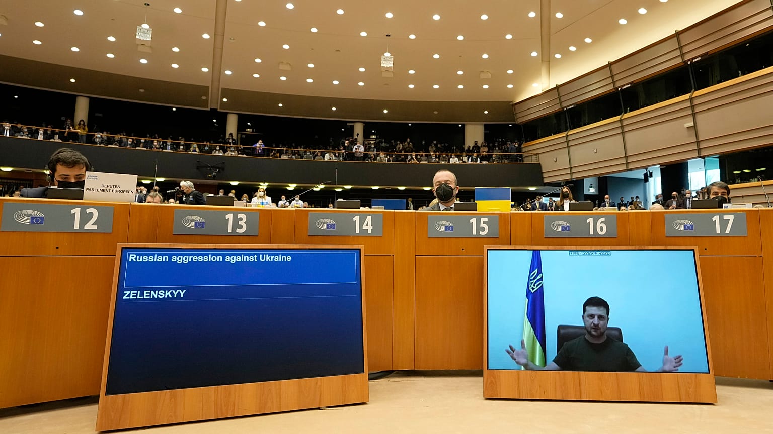 Zelenskiy, video konferansla AP oturumuna bağlandı