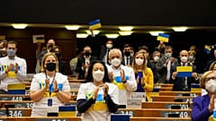 Unterstützung für EU-Beitritt der Ukraine im Europäischen Parlament