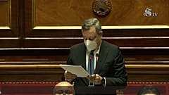 Mario Draghi al Senato della Repubblica