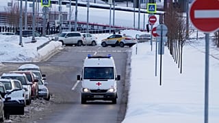 Машина скорой помощи в Подмосковье 27 января 2022