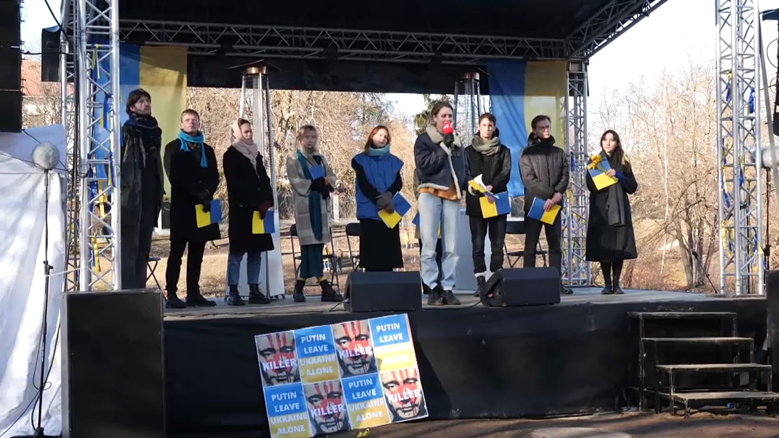 Protestas en Vilna