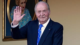 Juan Carlos, pictured in 2019 during a bullfight in Aranjuez, Madrid.