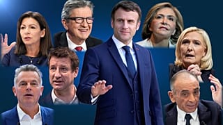 Les candidats à la présidentielle française