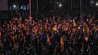 Miles de manifestantes reunidos en Múnich que reclaman "Paz en Europa y solidaridad con Ucrania.