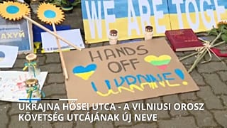 Az Ukrajna hősei utca Vilniusban