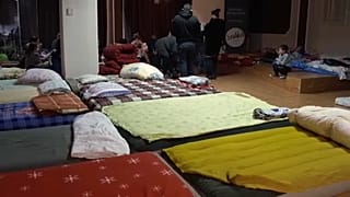 3rd March 2022 1. Roma refugees from Ukraine at the center of Free Christian Church in Uszka, Hungary