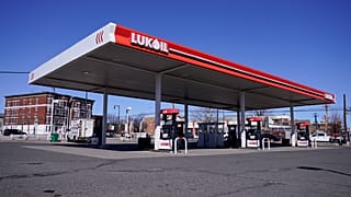 Заправка "Лукойл" в Нью-Джерси