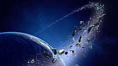 Space junk is on its way to the moon.