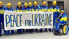 Jeux paralympiques : les athlètes ukrainiens manifestent pour la paix