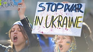Une manifestation pour l'Ukraine à Milan, le 5 mars 2022