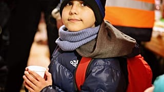 Foto des Jungen aus Saporischschja in der Ukraine, der allein in die Slowakei geschickt wurde