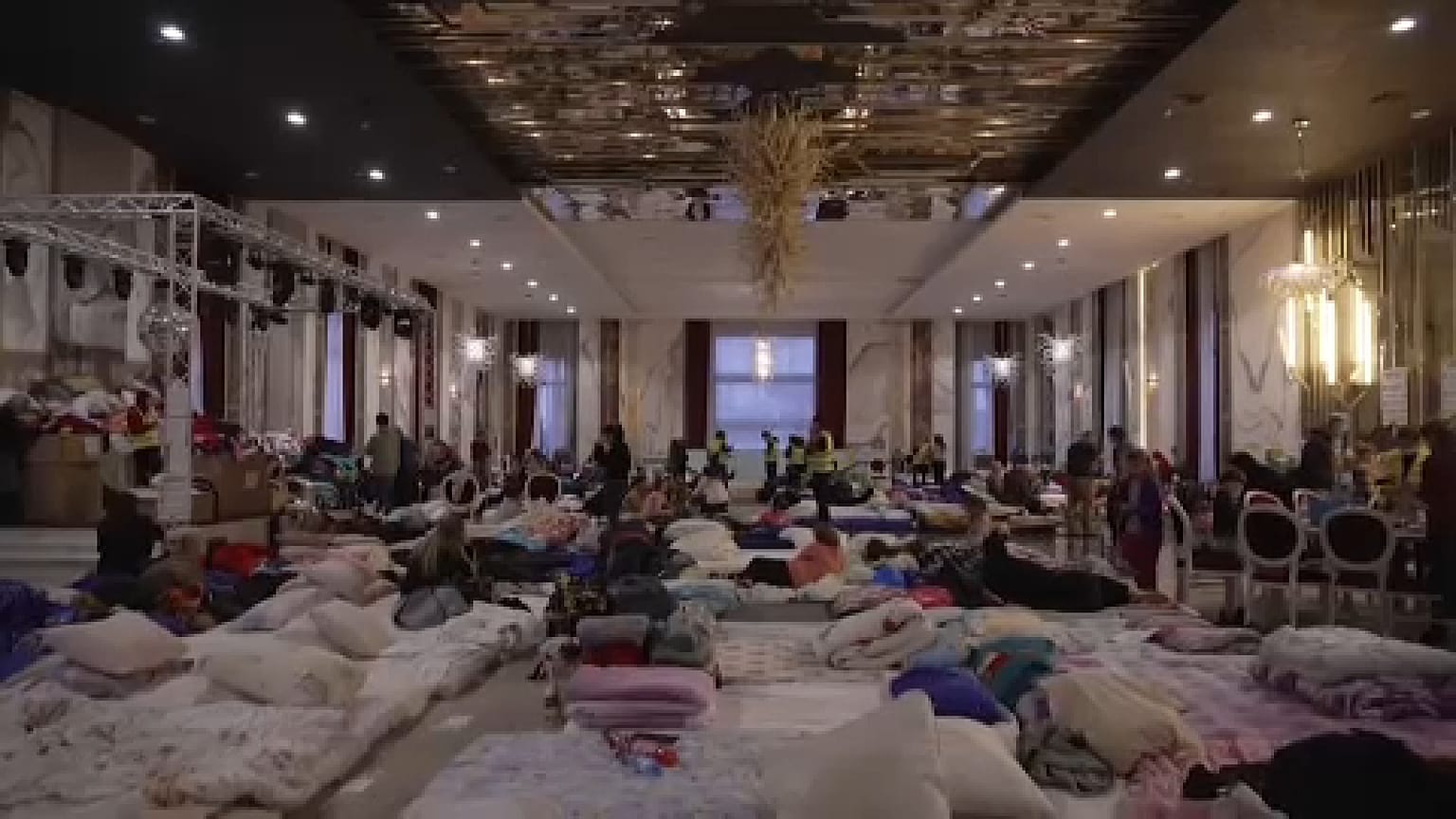 A Mandachi Hotel bálterme 2022. március 6-án