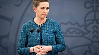 Danish Prime Minister Mette Frederiksen speaks