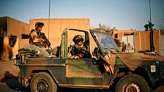 Barkhane Operasyonu kapsamında Mali'de görev yapan Fransız askerler