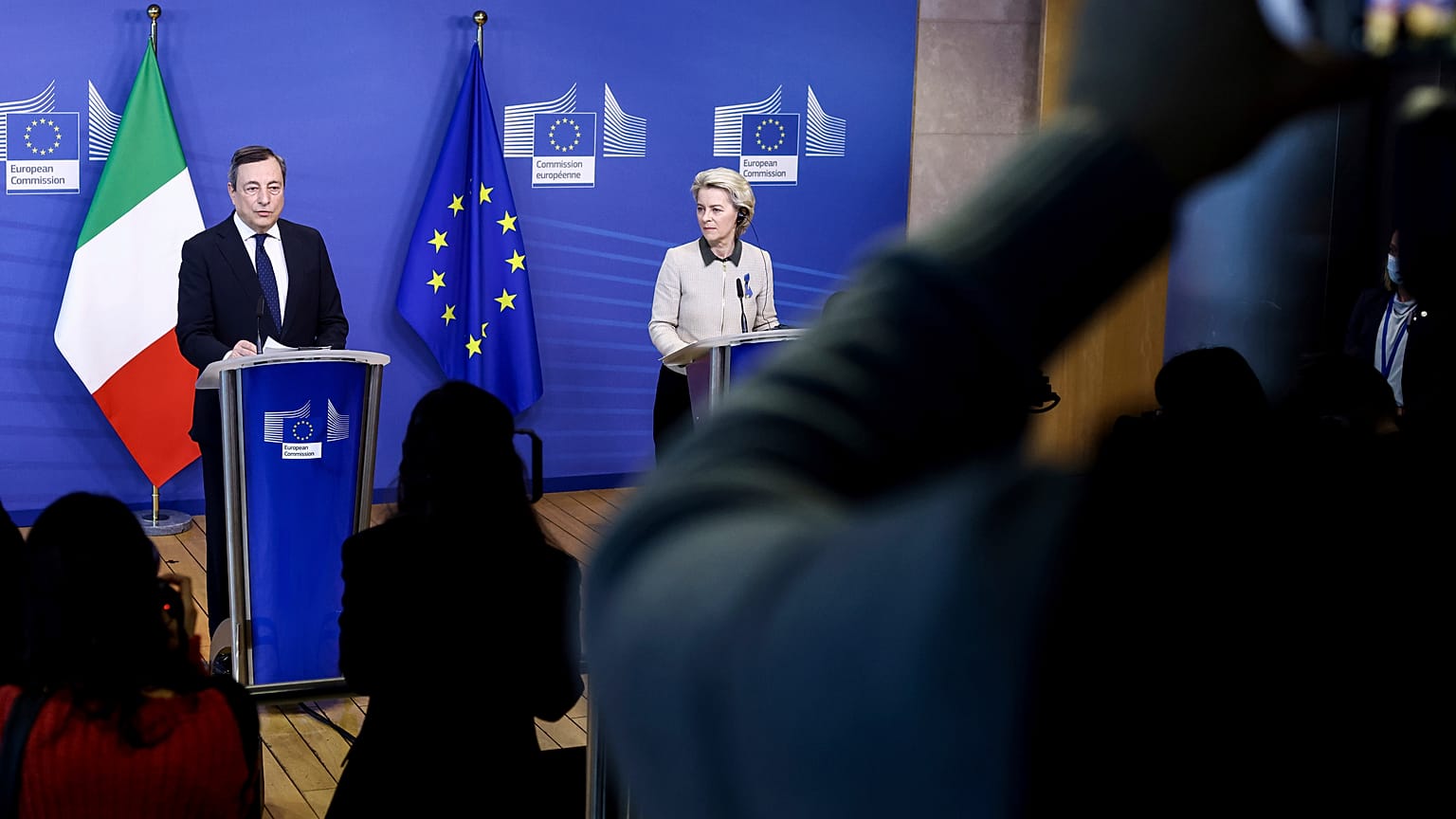 Rencontre à Bruxelles entre le Premier ministre italien et la présidente de la Commission européenne