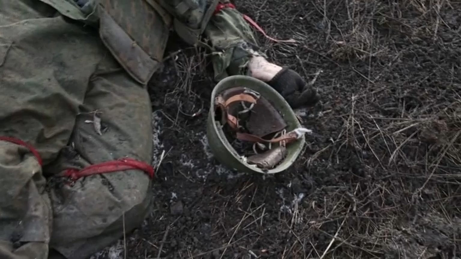 Gefallener Soldat in der Ukraine