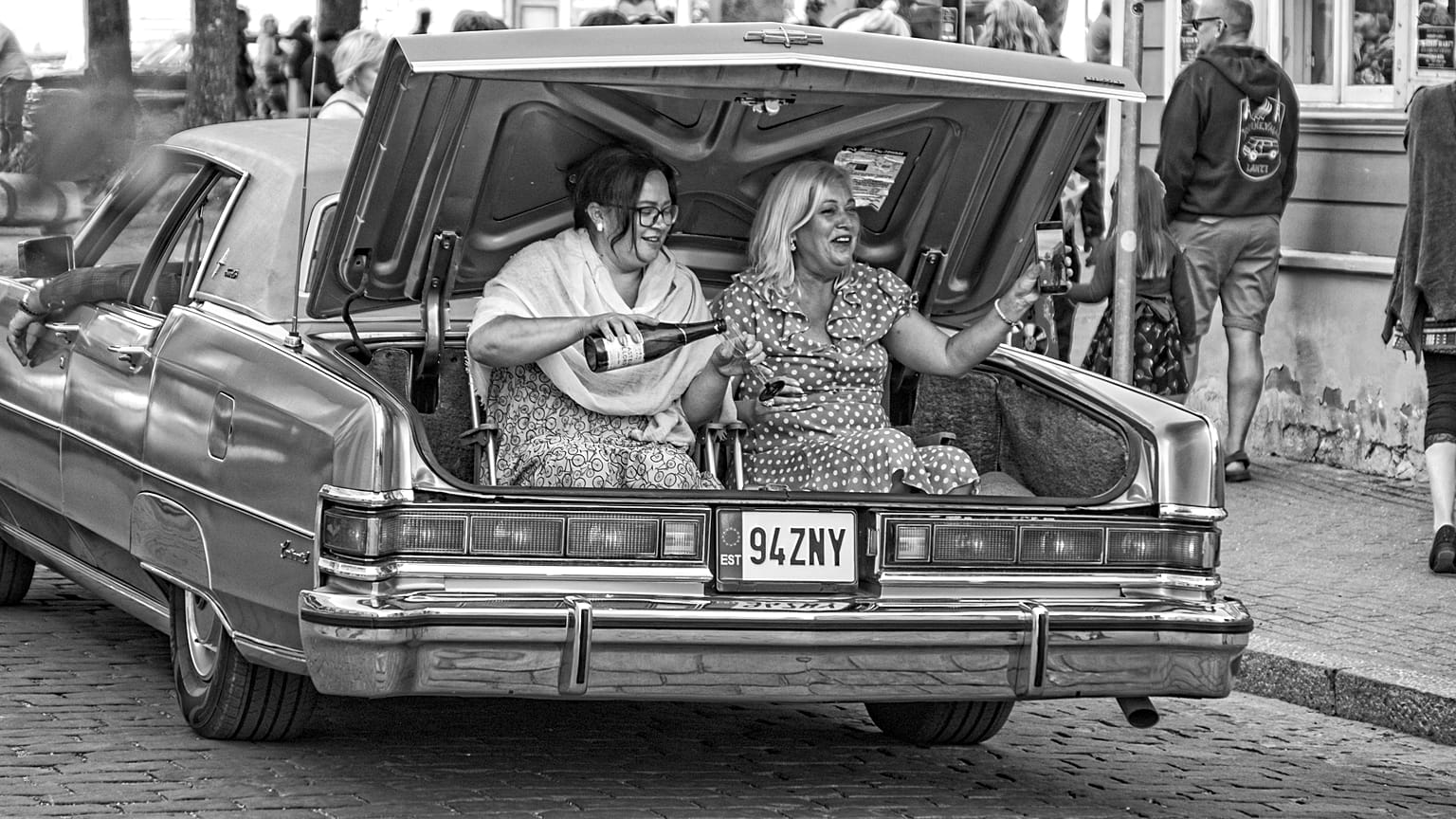 Anywhere is fine to drink to International Women's Day