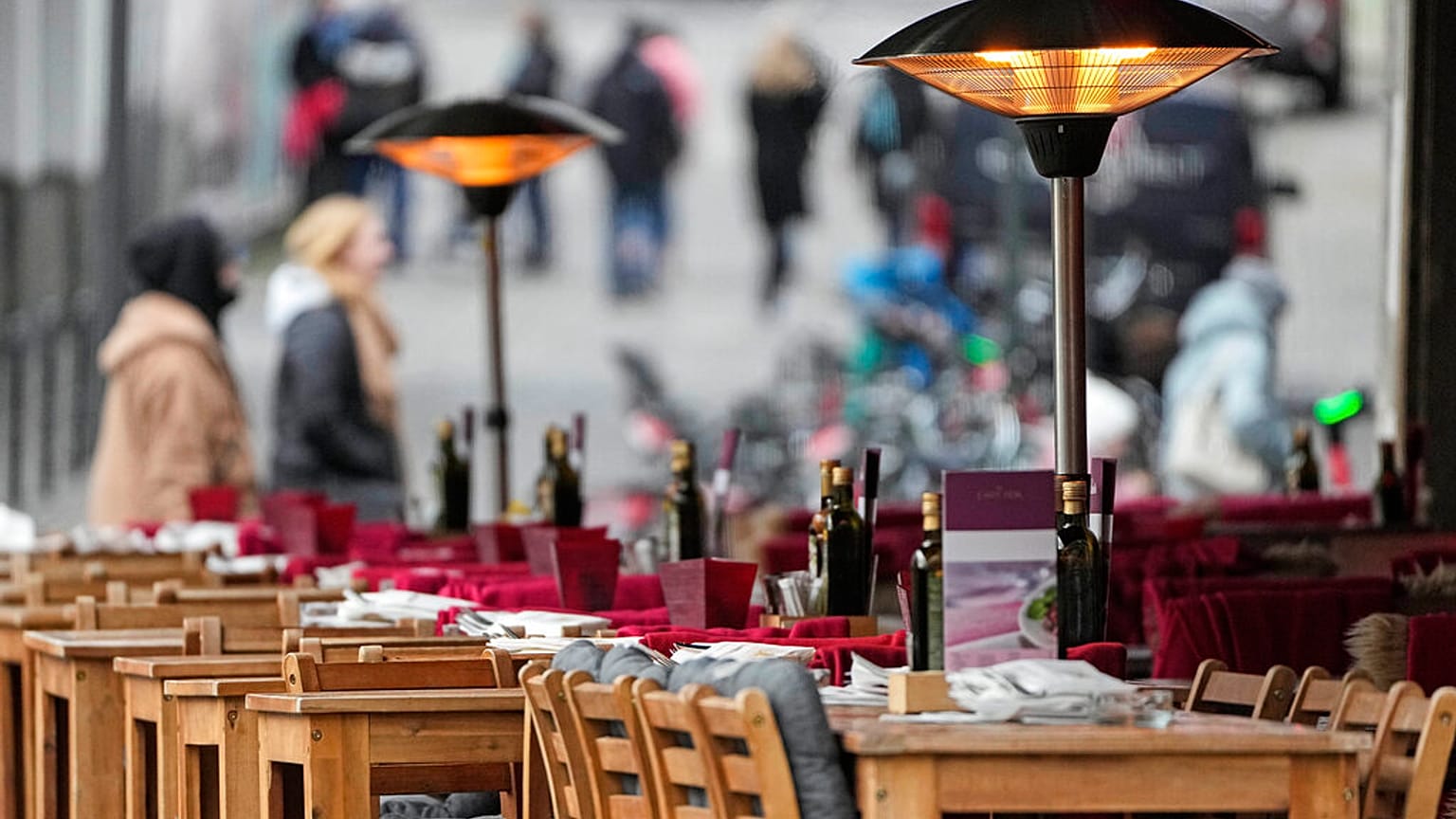 Leeres Restaurant in Köln