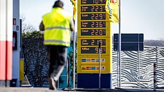 Tankstelle in Gelsenkirchen in Deutschland am 7. März 2022