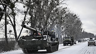 Tanque ucraniano nos arredores de Kiev