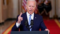 US-Präsident Joe Biden bei seiner Fernsehansprache