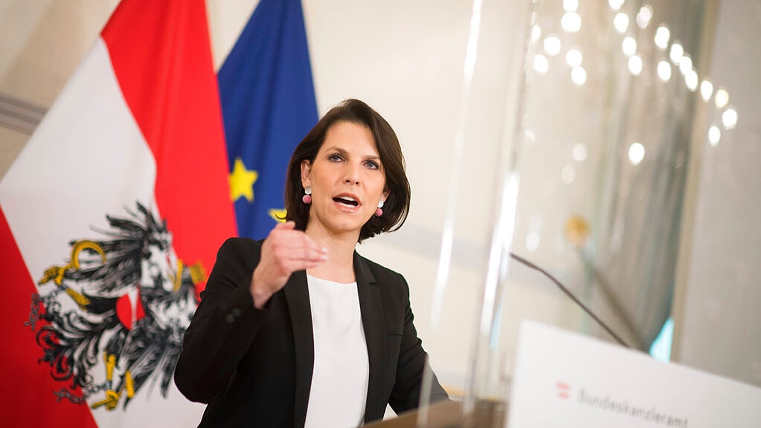 Karoline Edtstadler in Wien