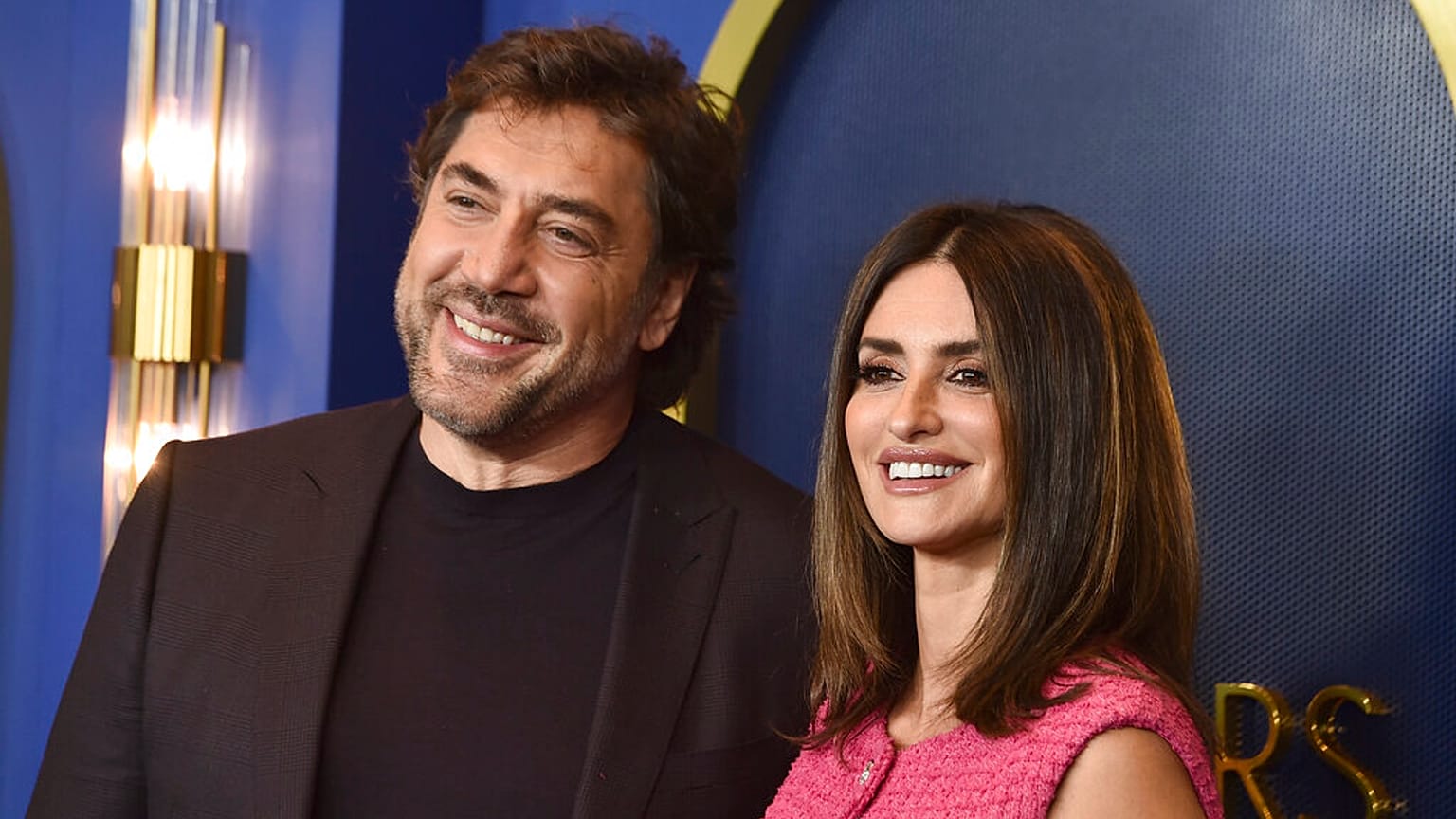 Carlos Bardem y Penélope Cruz en el almuerzo de los Óscar, Los Ángeles, Estados Unidos