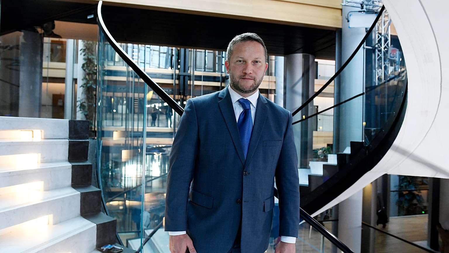 Ujhelyi István az MSZP–Párbeszéd képviselője az Európai Parlament strasbourgi épületében 2019. július 16-án