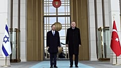 Cumhurbaşkanı Recep Tayyip Erdoğan, İsrail Cumhurbaşkanı Isaac Herzog