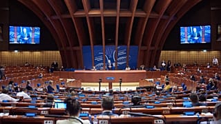 Az Európa Tanács parlamenti közgyűlése plenáris ülésen 2021 júniusában