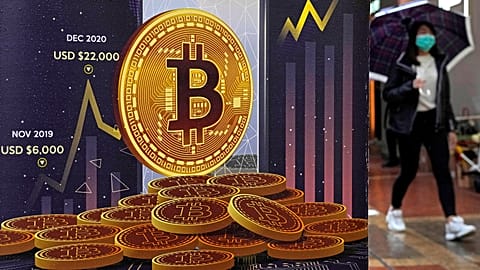 Investors once again appear to view the volatile cryptocurrency as safe haven for their money in the midst of rising geopolitical tensions.