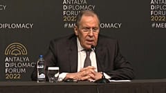 Sergei Lavrov, Russia's Foreign Minister 