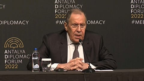 Sergei Lavrov, Russia's Foreign Minister 
