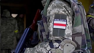 Freiwilliger Kämpfer für die Ukraine aus Belarus
