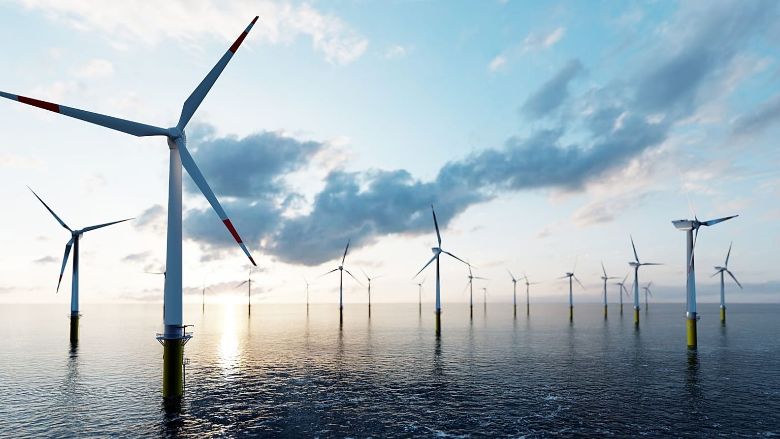 Italy is close to completing a huge offshore wind farm. 