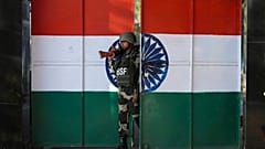 Suchet Garh'daki Hindistan-Pakistan sınırı