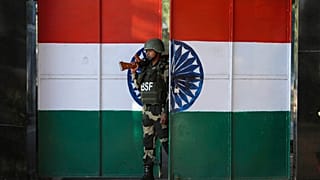 Suchet Garh'daki Hindistan-Pakistan sınırı