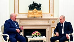 Putin und Lukaschenko an diesem Freitag im Kreml