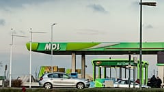 A Mol egyik benzinkútja Szigetszentmiklóson