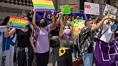 Az új abortusztörvény ellen tiltakoznak Guatemalavárosban 2022. március 12-én