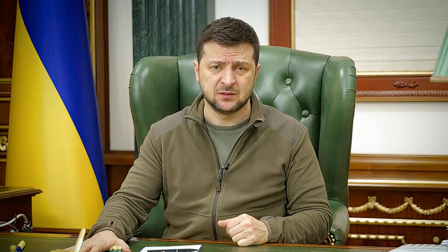 الرئيس الأوكراني فولوديمير زيلينسكي