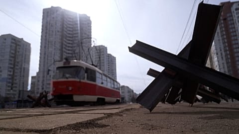 Le tramway de Kyiv circule toujours malgré la guerre