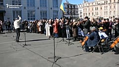 Mitglieder des Nationalen Opern- und Balletttheaters von Odessa