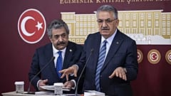 AK Parti Genel Başkan Yardımcısı Hayati Yazıcı ve MHP Genel Başkan Yardımcısı Feti Yıldız