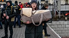 Tausende Babys sind seit Ausbruch des Krieges in der Ukraine bereits zur Welt gekommen - viele in unterirdischen Schutzräumen. Odessa, 9. März 2022