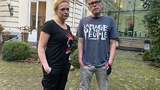 Les juges polonais Joanna Hetnarowicz-Sikora et Igor Tuleya à Bruxelles pour une projection spéciale du documentaire "Judges under Pressure"