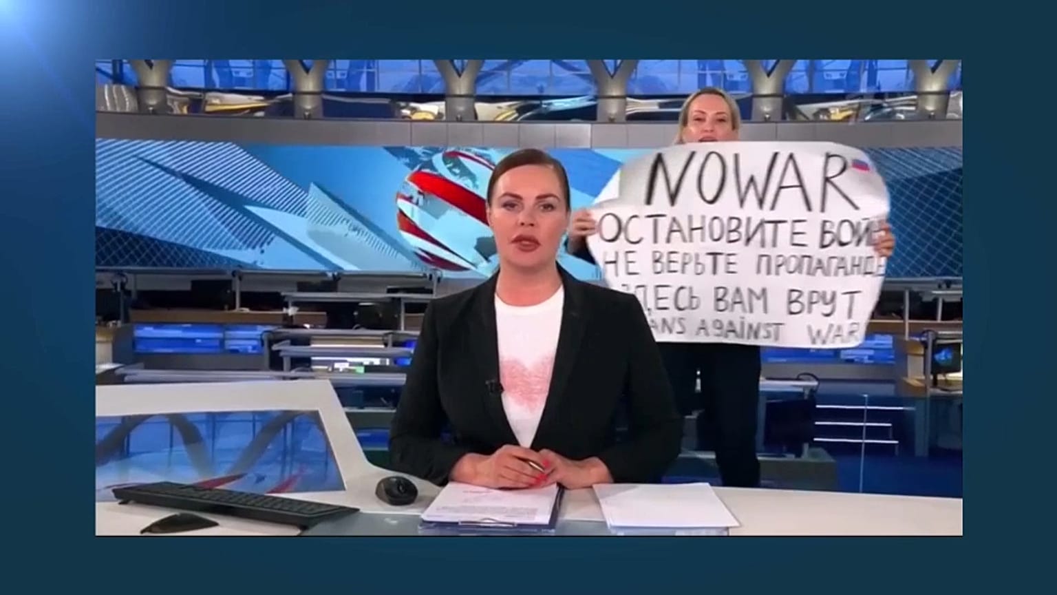 "No War": in onda sulla Tv di Stato russa. 