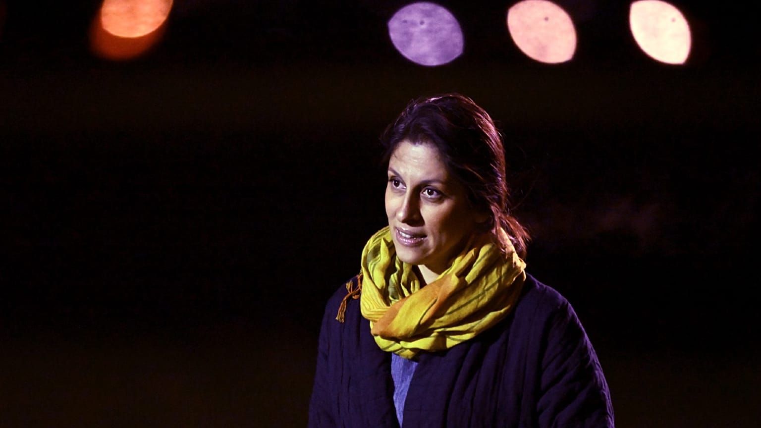 Nazanin Zaghari-Ratcliffe, who was freed from Iran, arrives at RAF Brize Norton in Brize Norton, England Thursday, March 17, 2022