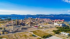 Oil and gas refinery, Mongstad, Norway.