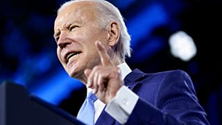 President Joe Biden speaks at the National League of Cities Congressional City Conference, Monday, March 14, 2022, in Washington. 